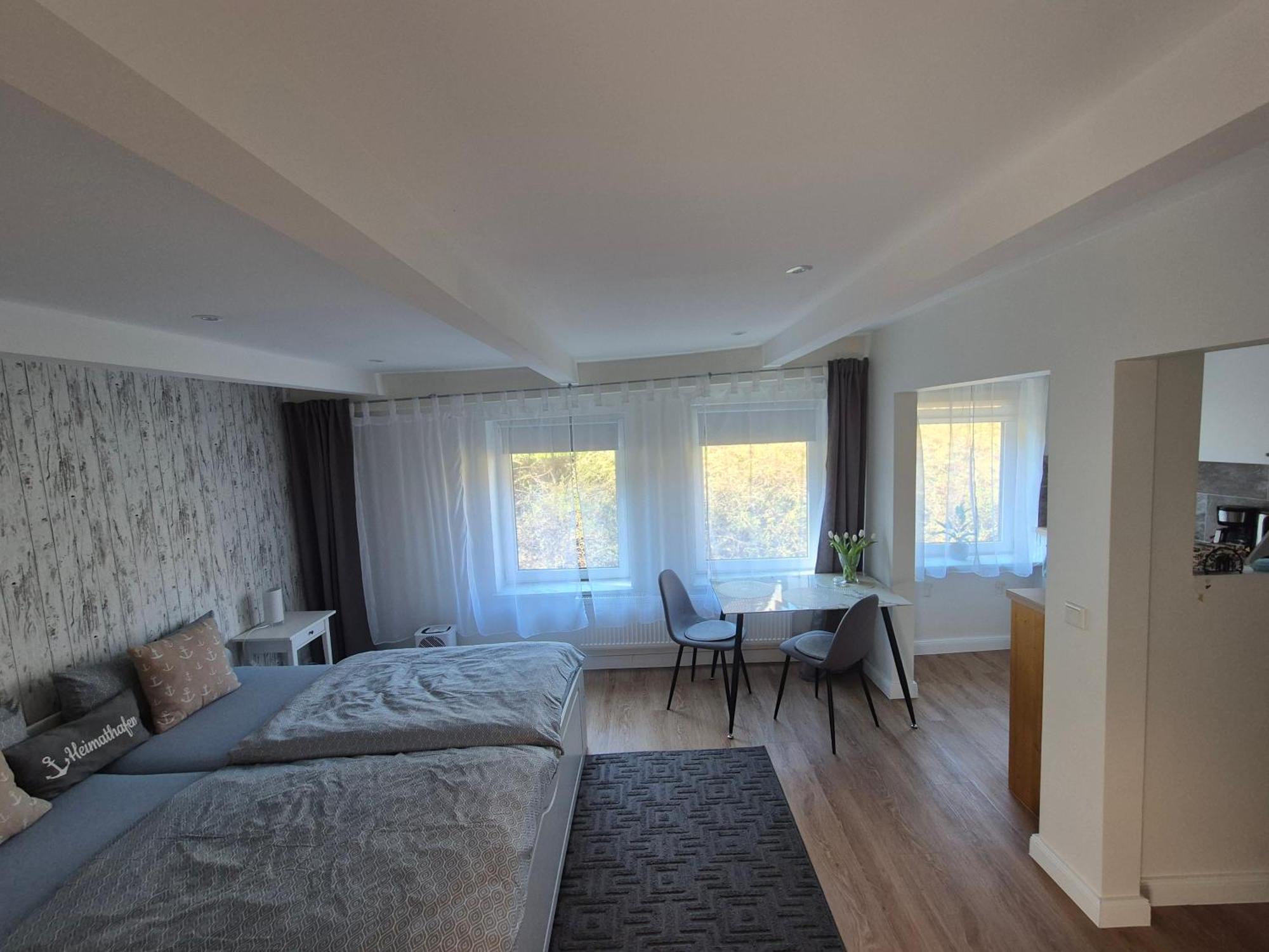 Ruhige Einzimmerwohnung Flensburg Buitenkant foto