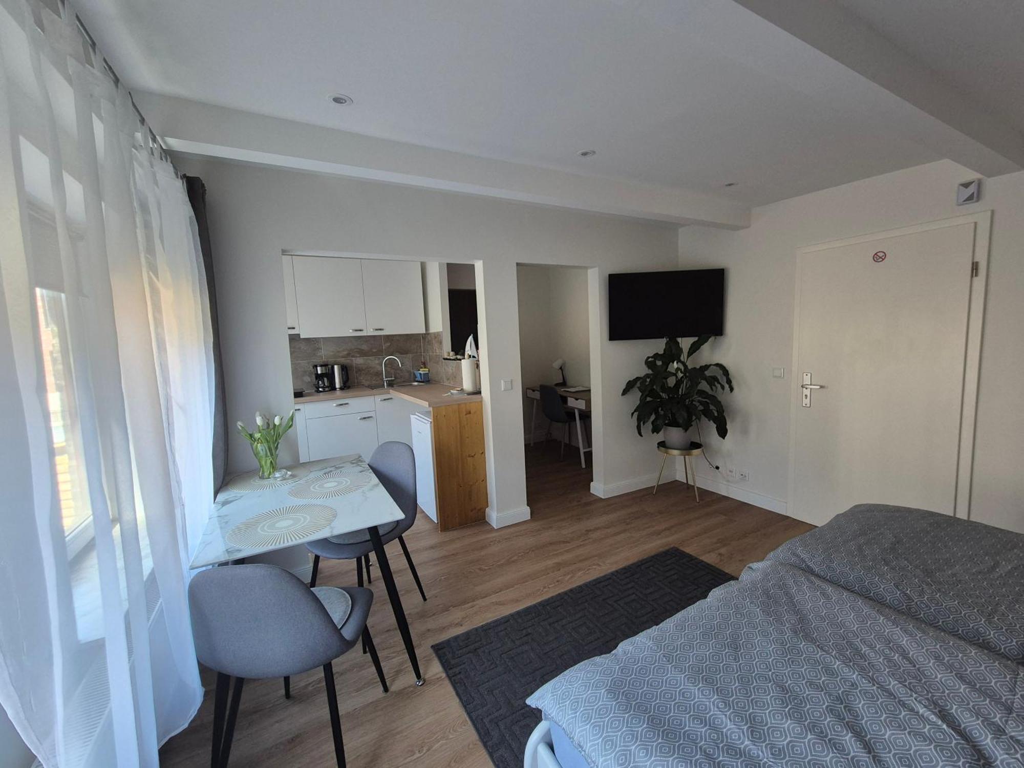 Ruhige Einzimmerwohnung Flensburg Buitenkant foto